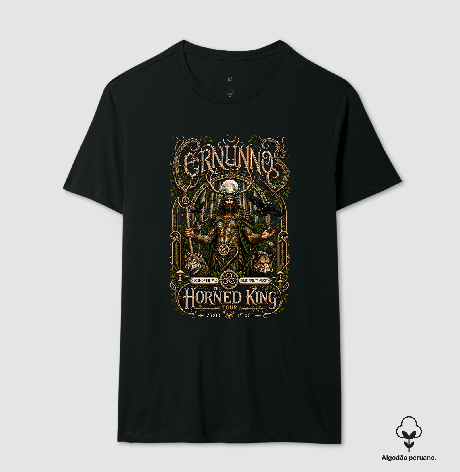 Cernunnos Festival - Camiseta Algodão Peruano