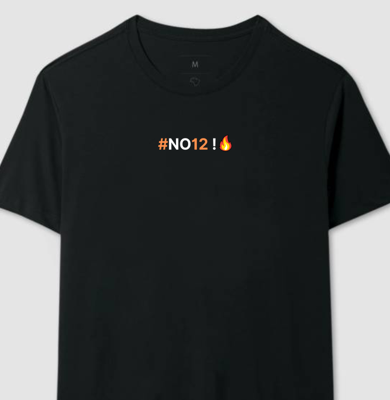 Camiseta - #NO12