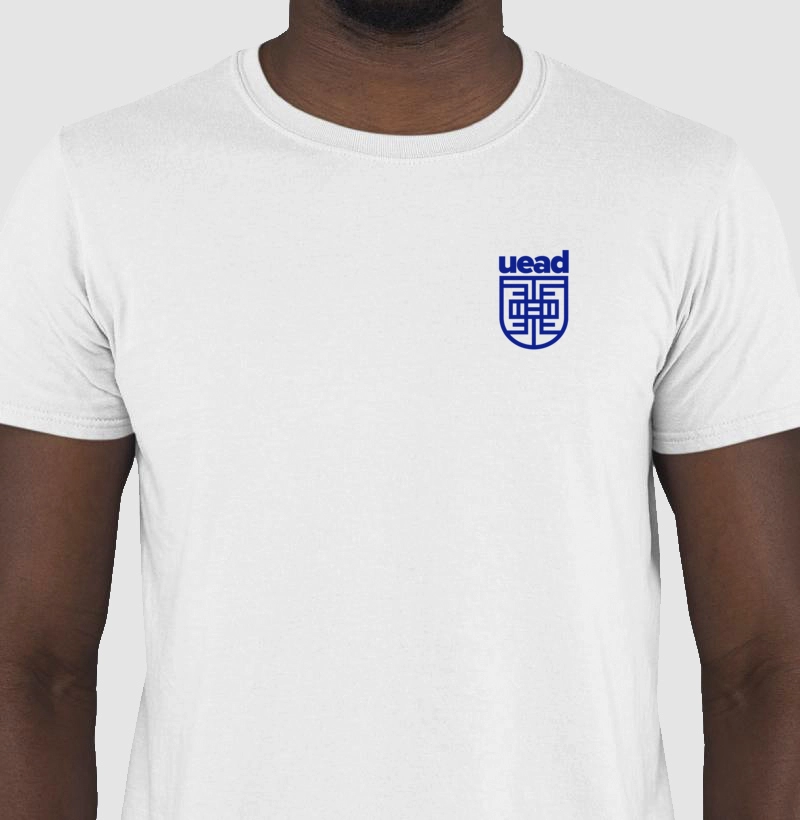 Brasão Uead - Escrita Azul