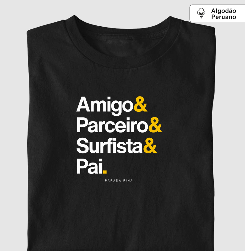 amigo, parceiro, surfista, pai