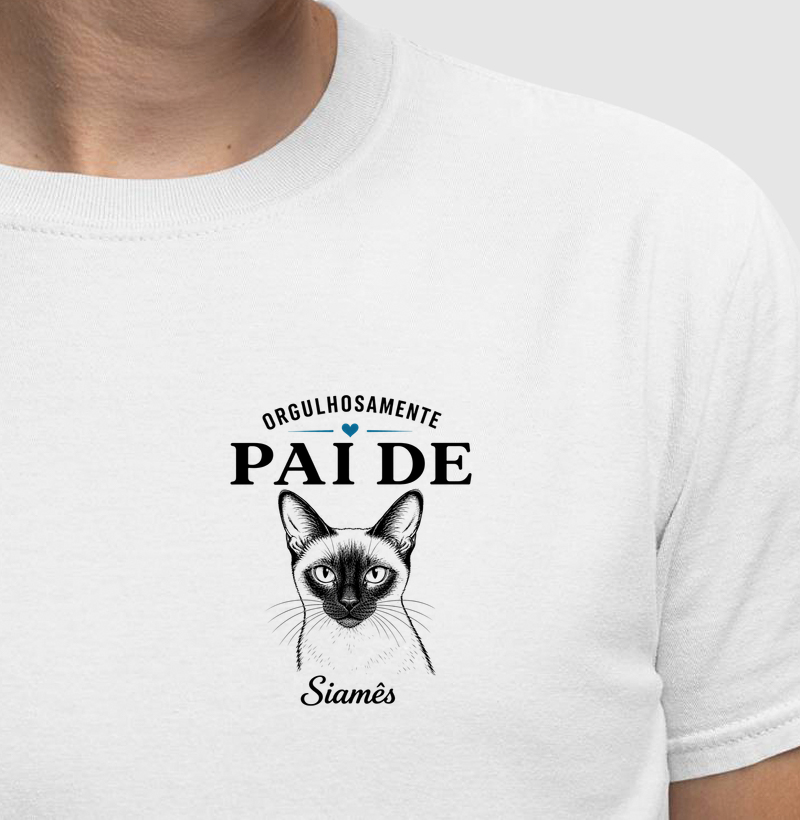 Orgulhosamente Pai de Siamês