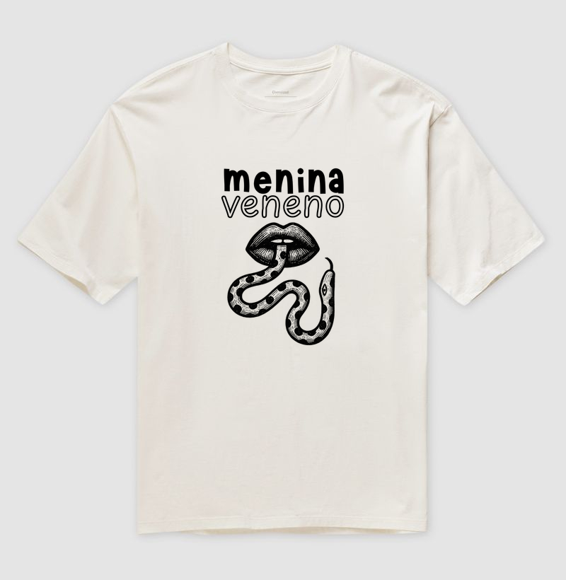 menina veneno - Camiseta Oversized
