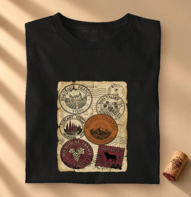 Camiseta Vinho - Passaporte do Vinho