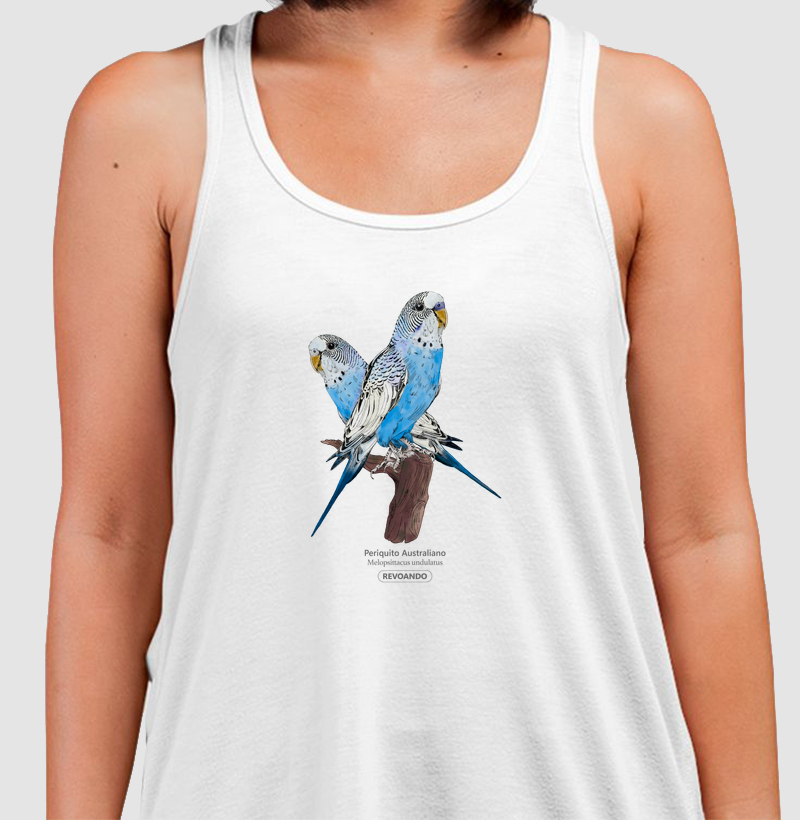 Love Friends - Periquito Australiano Azul - Regata