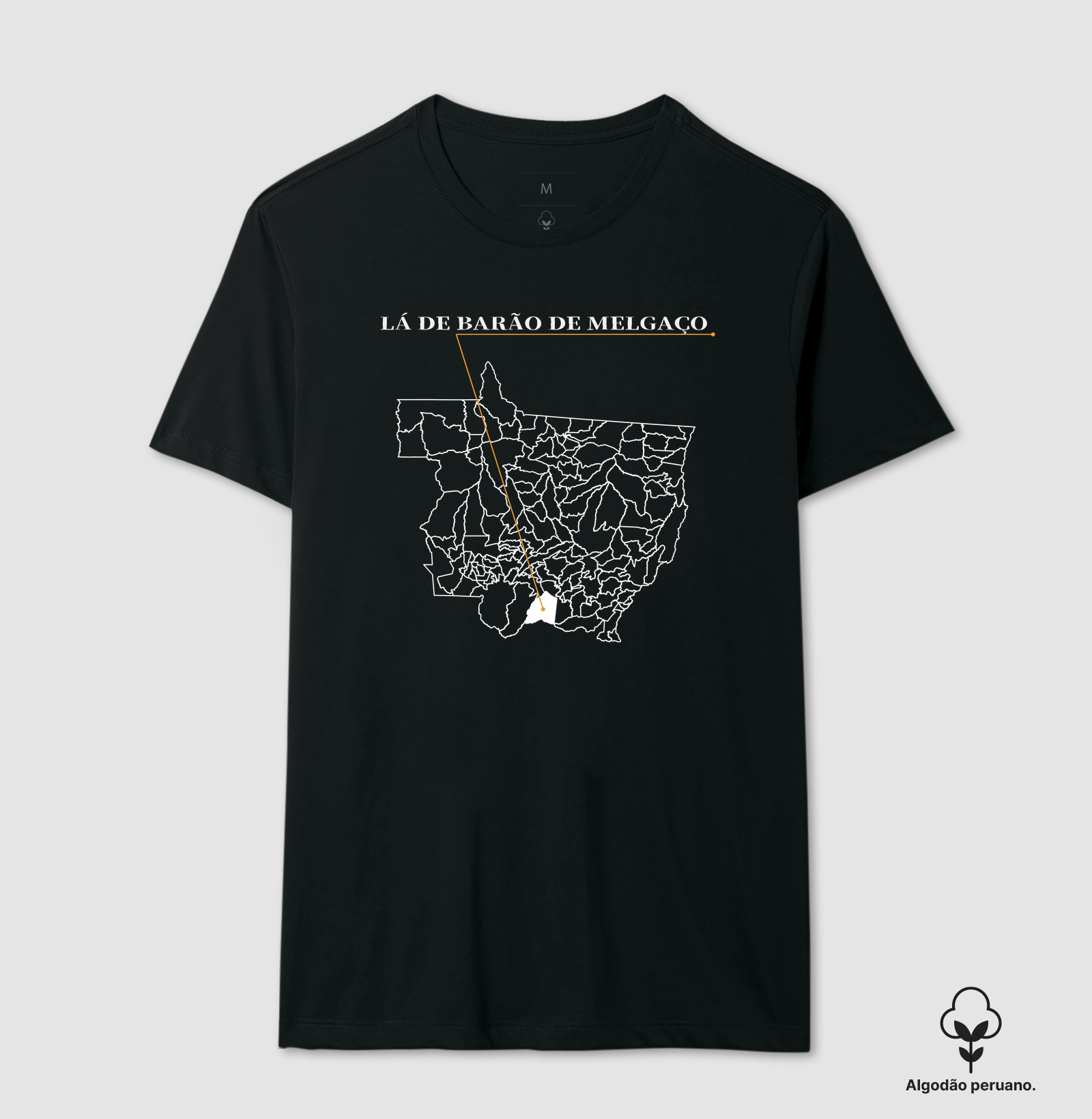 Barão de Melgaço | Origem MT - Camiseta Algodão Peruano