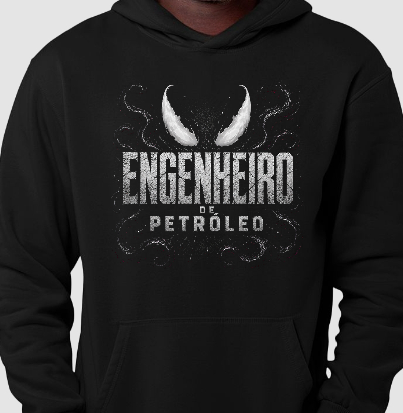 Engenheiro de Petróleo Simbionte - Hoodie Moletom