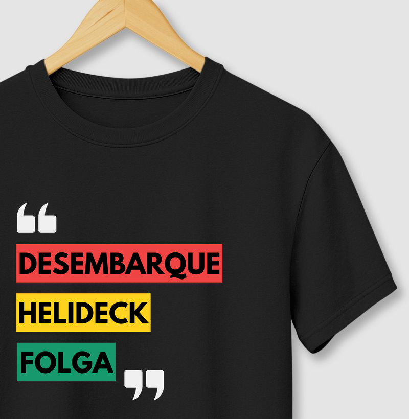 Desembarque, Helideck, Folga