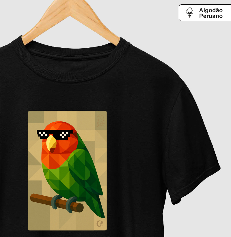 Camiseta Algodão Peruano Agapórnis - Collab