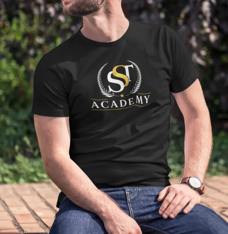 T-Shirt Preta - Academy SST
