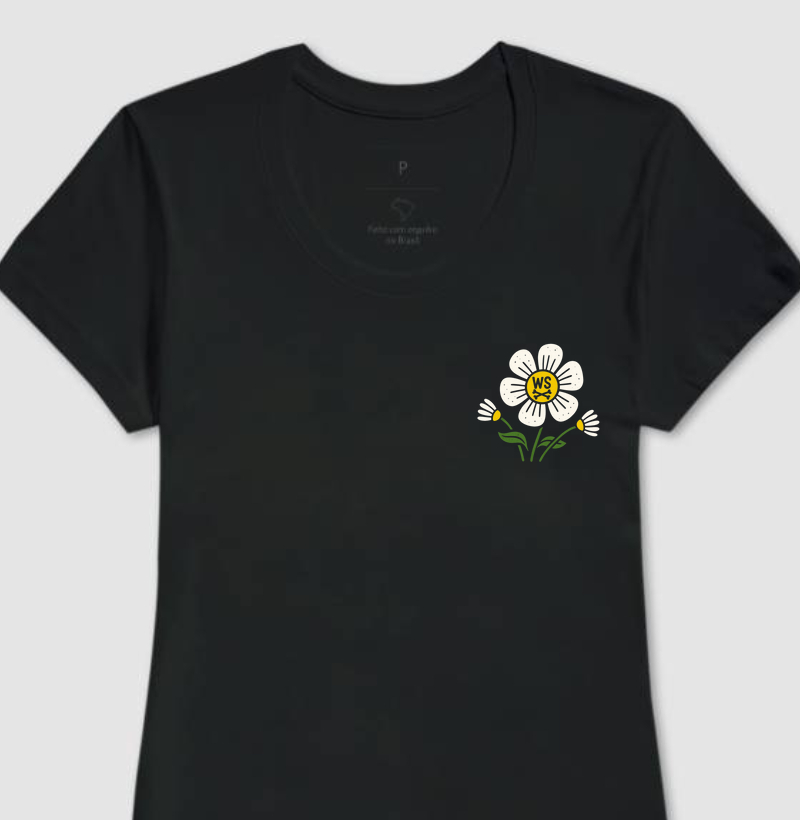Camiseta Wodskull Flower
