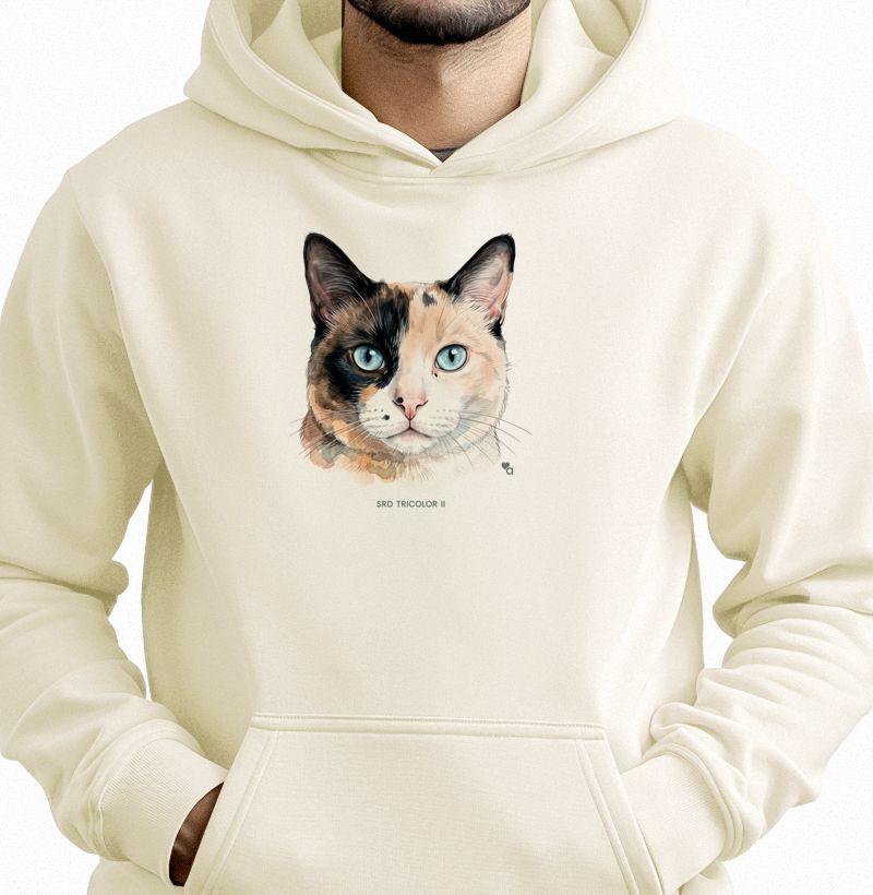 Gatos - SRD Tricolor II - Moletom Hoodie - Hoodie Moletom