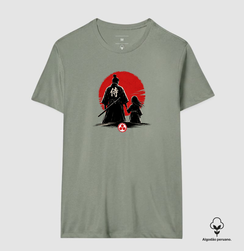 Legado Samurai - Camiseta Algodão Peruano