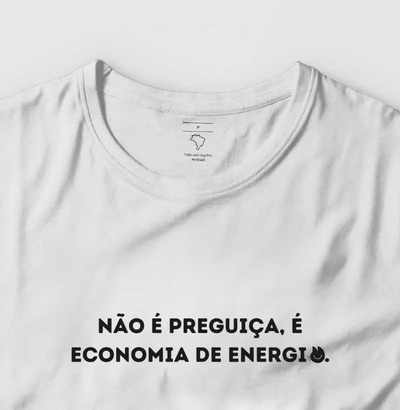 Não é preguiça, é economia de energia.