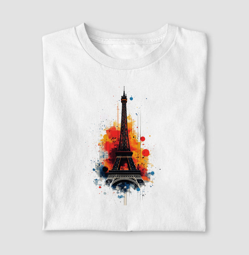 Camiseta Torre Aquarela