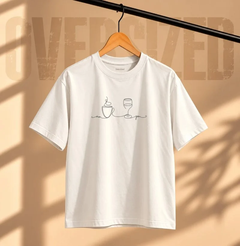 Camiseta AM PM - Camiseta Oversized