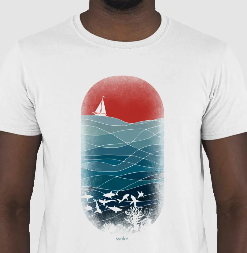 Camiseta Woke Oceano