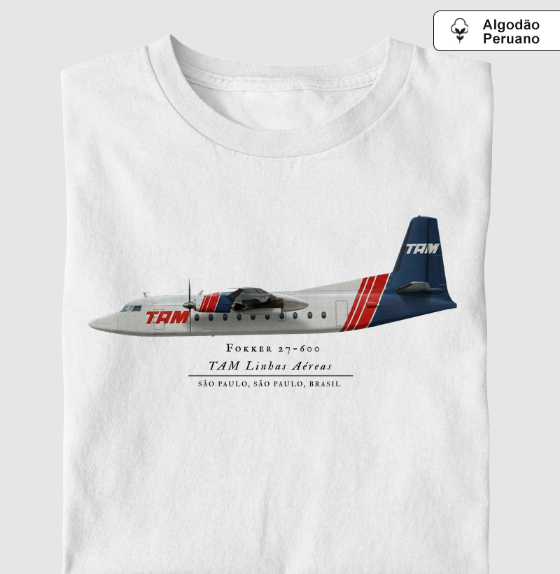 Fokker 27-600 - TAM Linhas Aéreas | Algodão Peruano