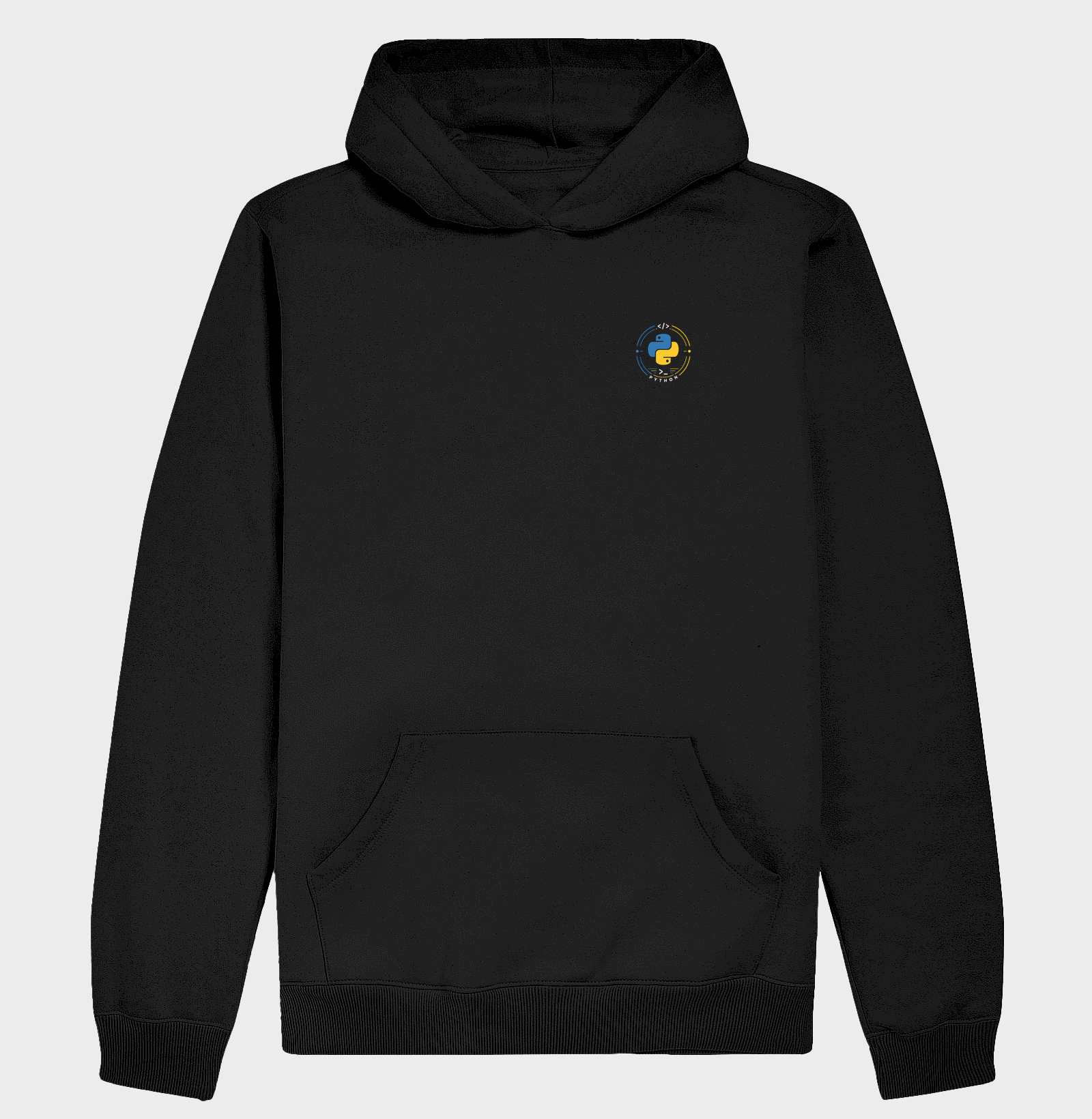 Moletom Python Badge — Estampa de Bolso