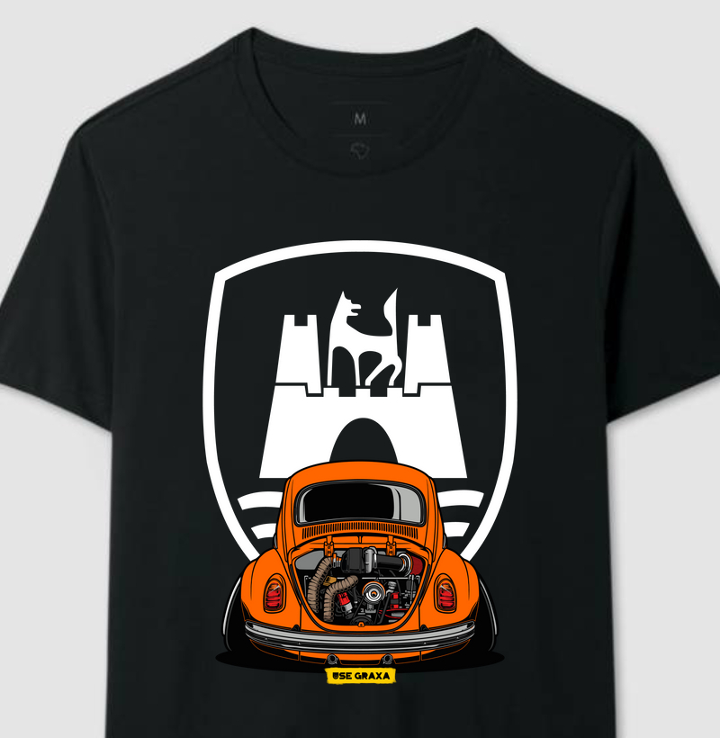 Wolfsburg VW Fusca Laranja