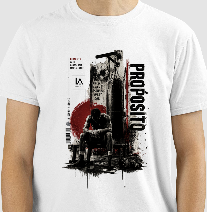 Camiseta masculina Propósito