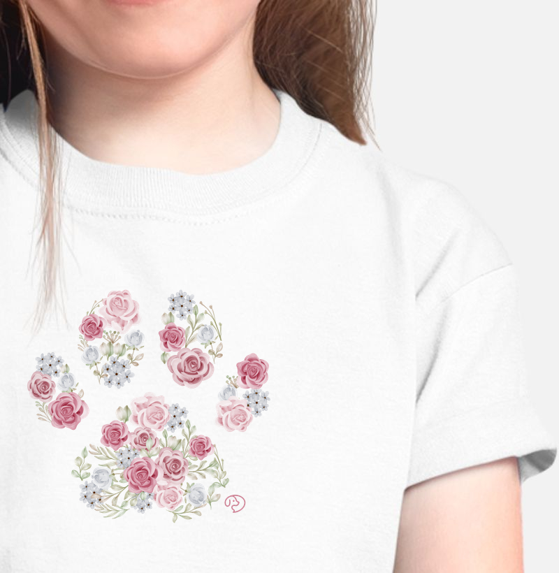 Pata Rosas - Camiseta Infantil