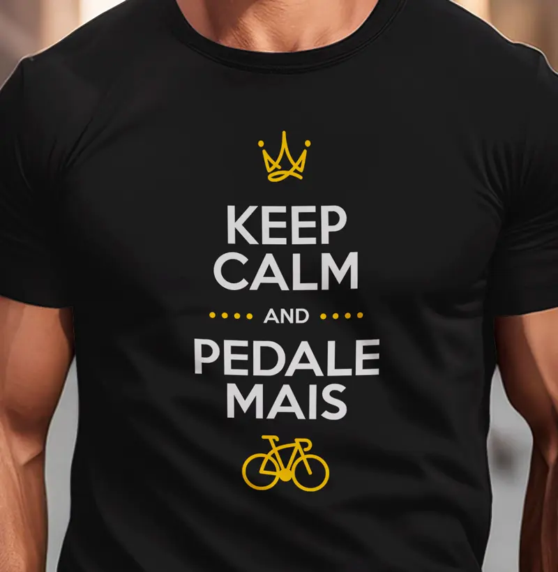 Keep calm and pedale mais
