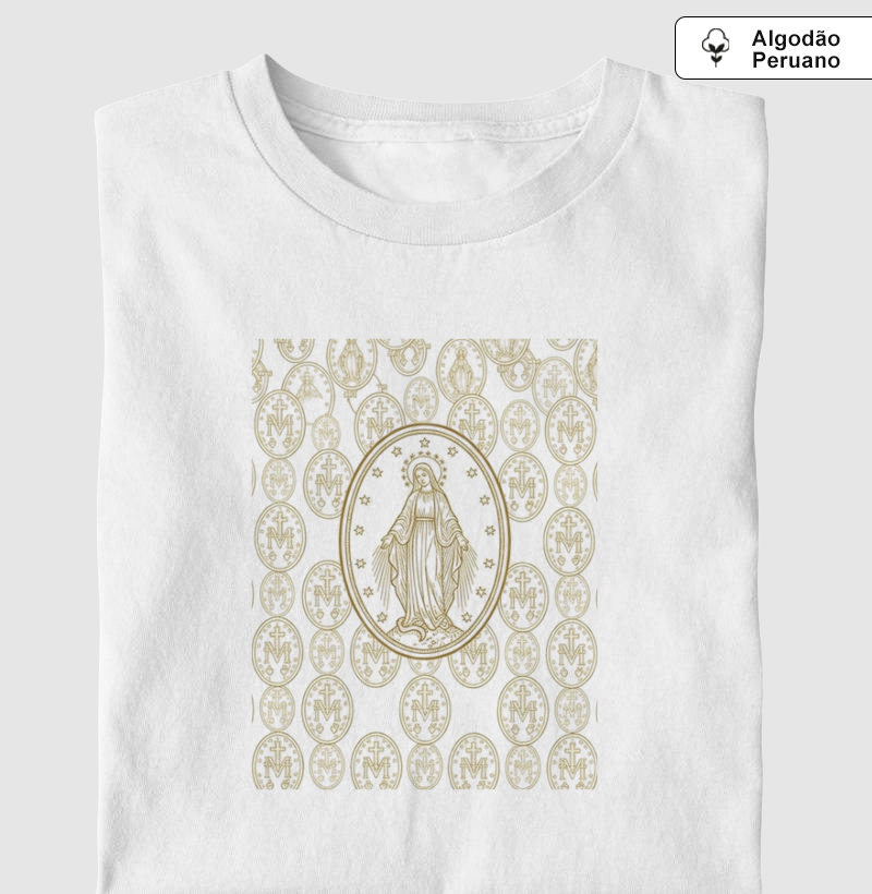 Camiseta Relicário da medalha milagrosa