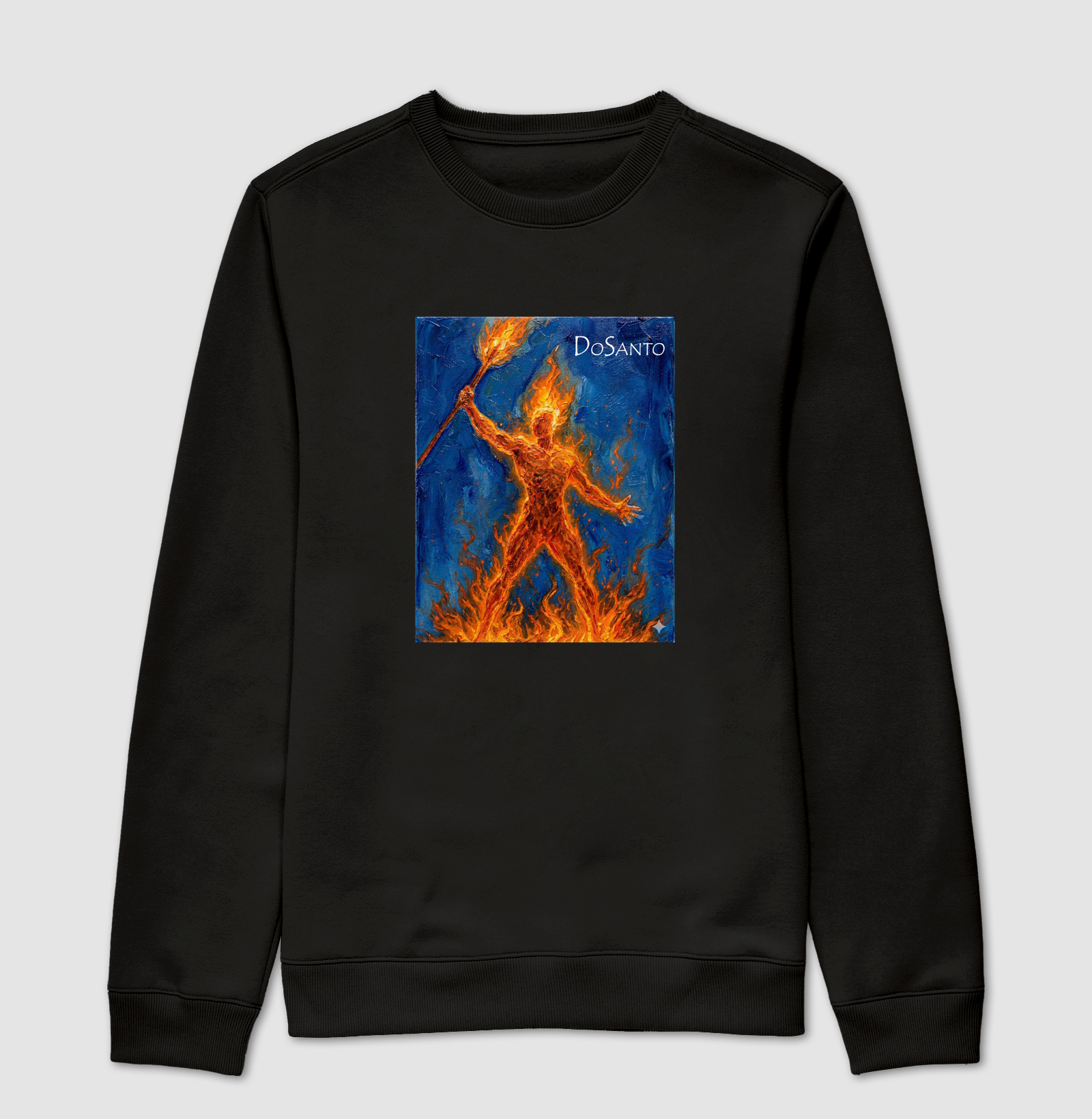 Exu Inã, pintura a óleo