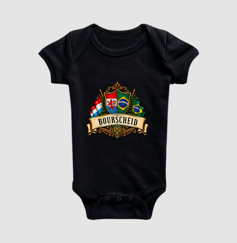  Bourscheid – Herança Luxemburguesa e Brasileira  - Body Infantil