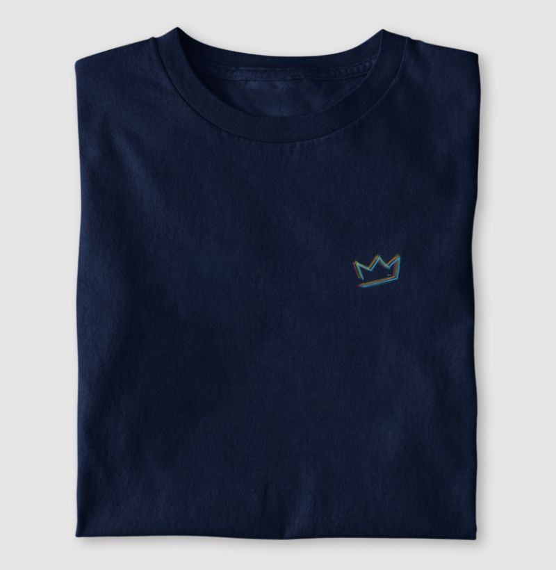 Camiseta Masculina Estampada minimal 100% Algodão premium Hall of Fame – coroa