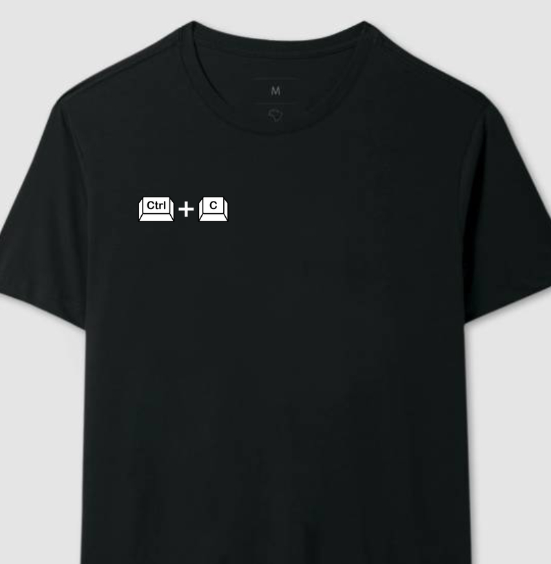 Camiseta Ctrl c 
