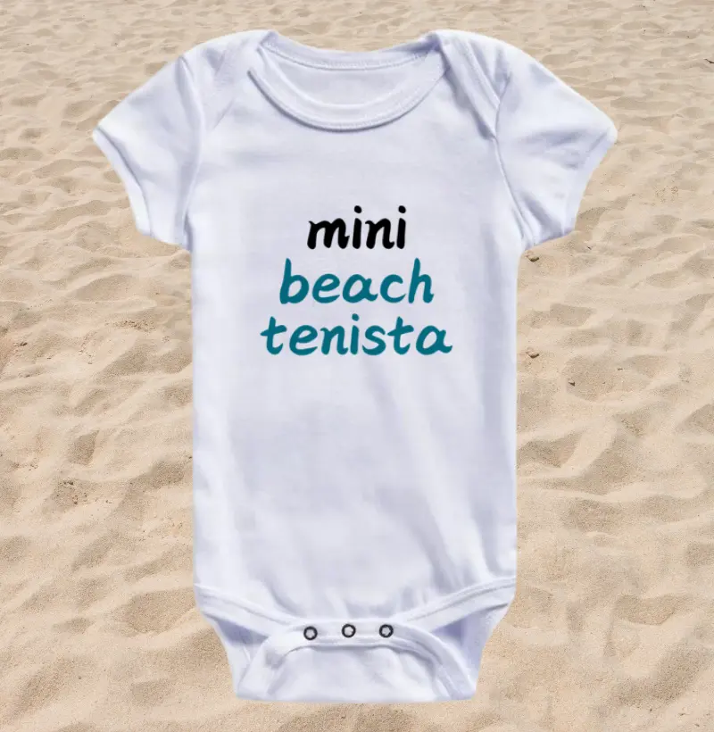 Mini Beach Tenista - body baby