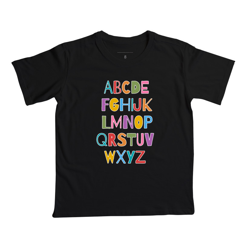 Camiseta Mini | Abecedário 