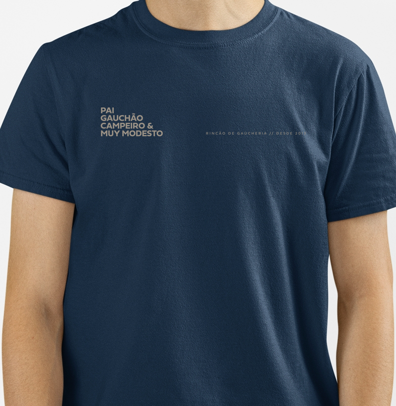 Camiseta Pai Gauchão Campeiro & Muy Modesto