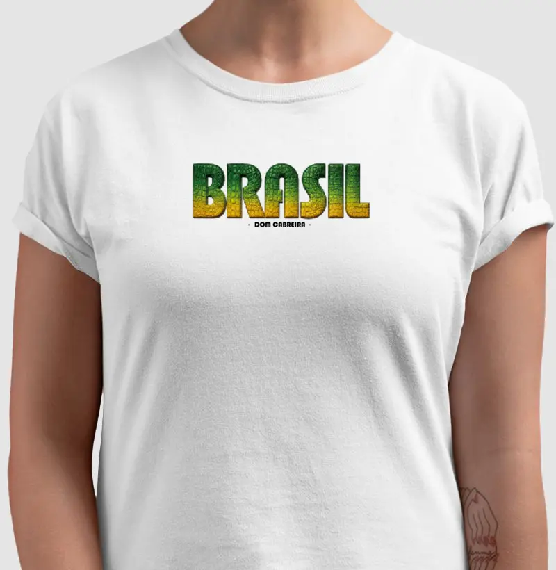 Camiseta BRASIL (feminina) - Camiseta