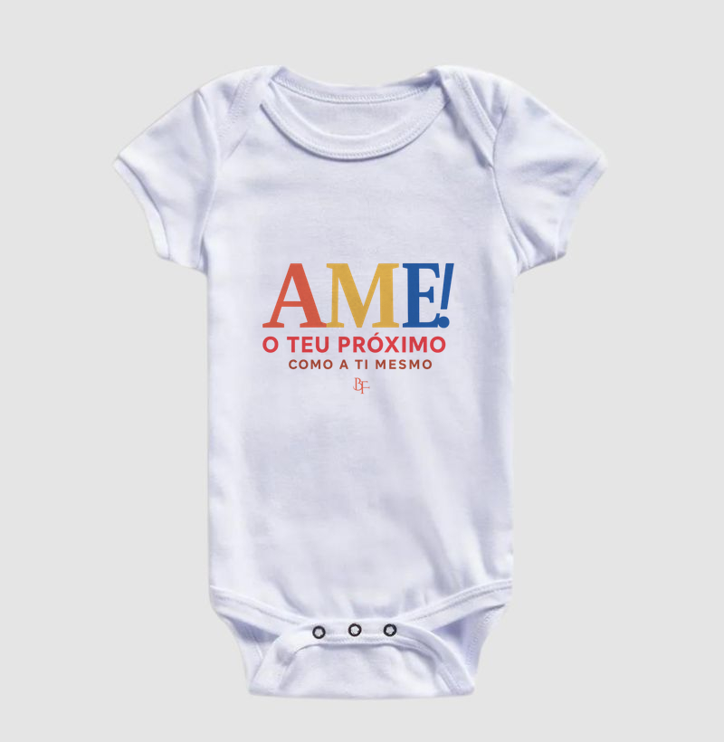 Ame o teu próximo como a ti mesmo - Body Infantil