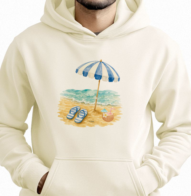 Pé na Areia  - Hoodie Moletom