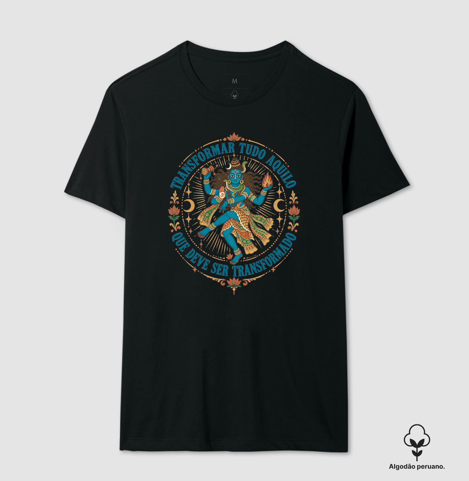 Shiva - Transformar - Camiseta Algodão Peruano
