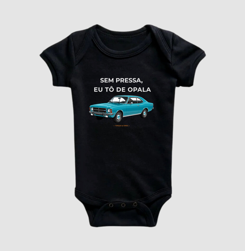 Sem pressa, eu tô de Opala - azul claro