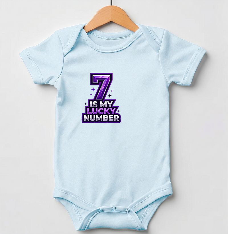 7 is my lucky number - Body Infantil