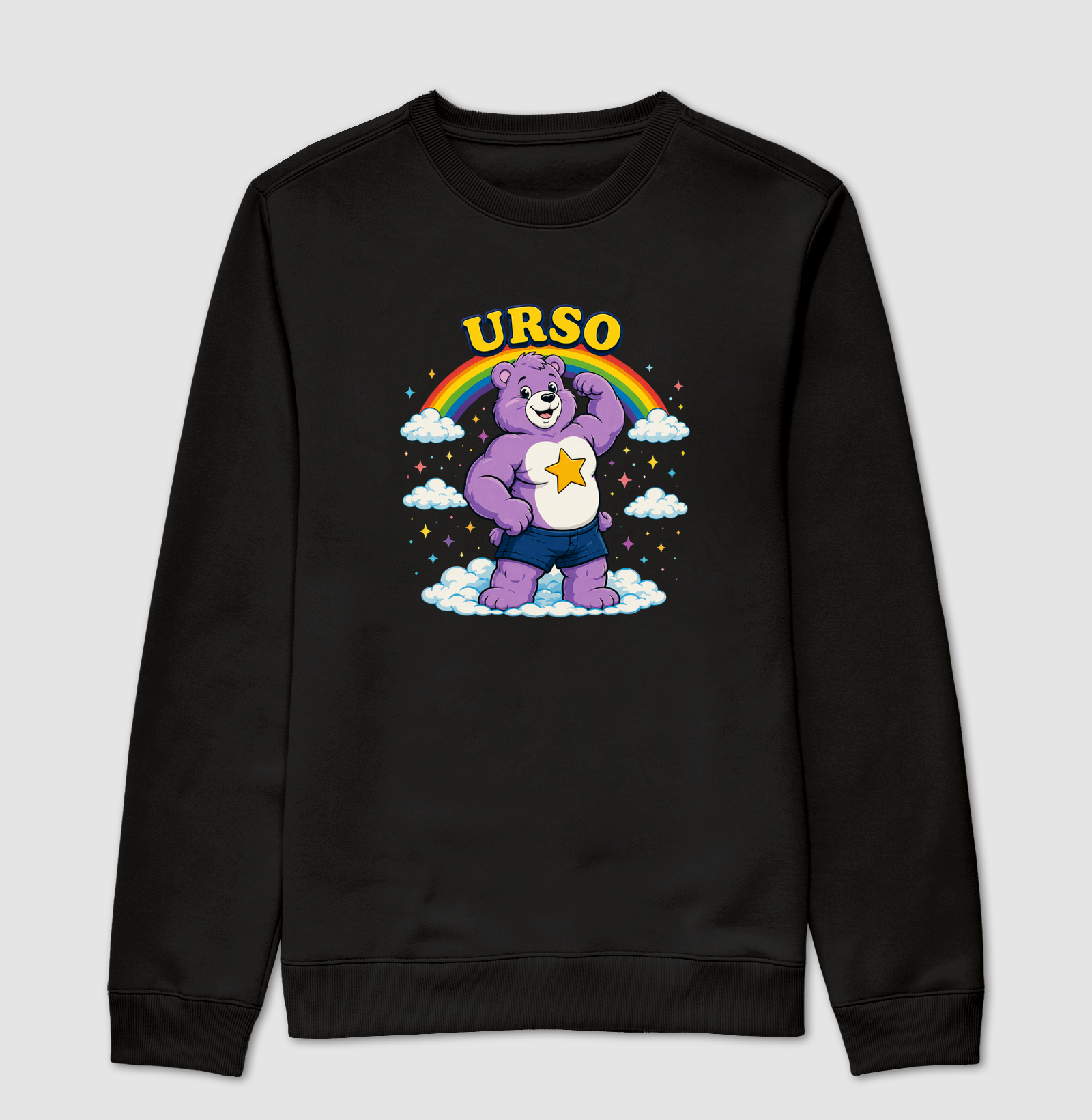 URSO ROXO - Suéter Moletom