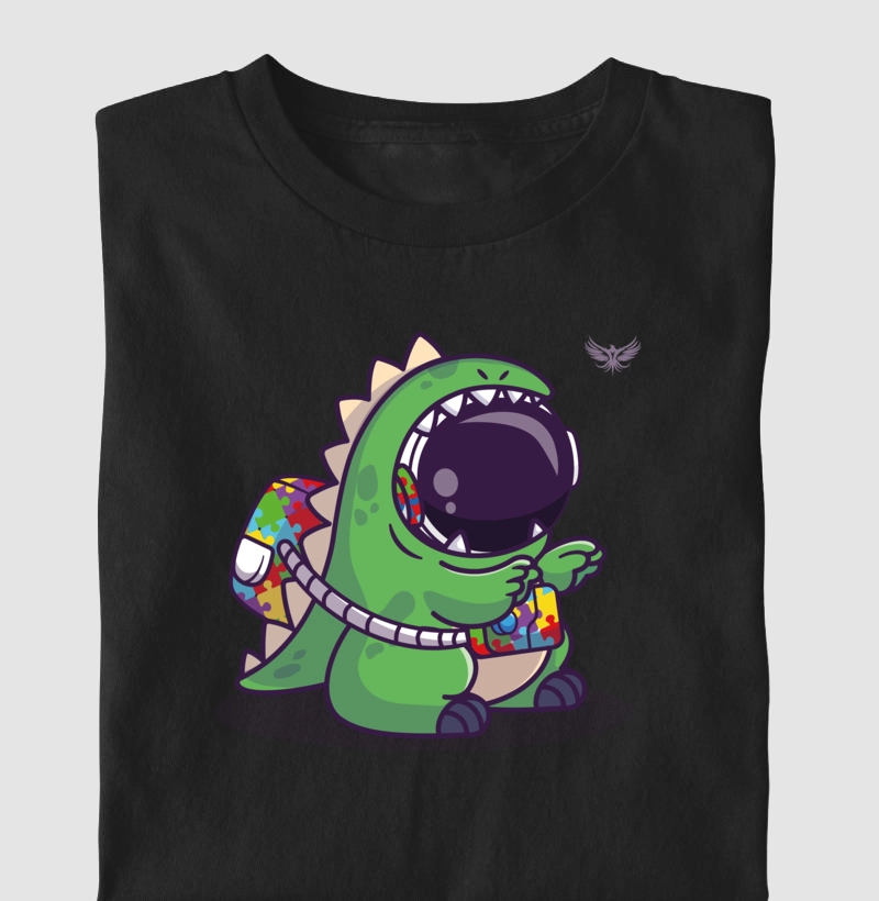 Autismo Astronauta Dinossauro