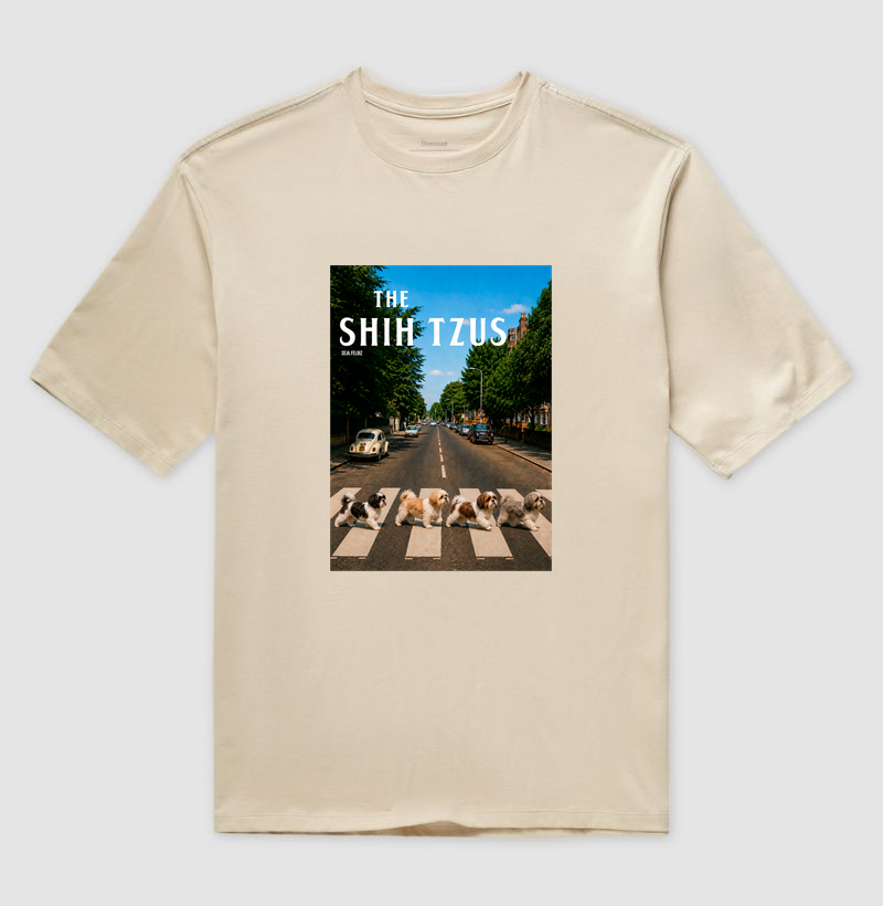 THE SHIH TZUS 🐾🎶 - Camiseta Oversized