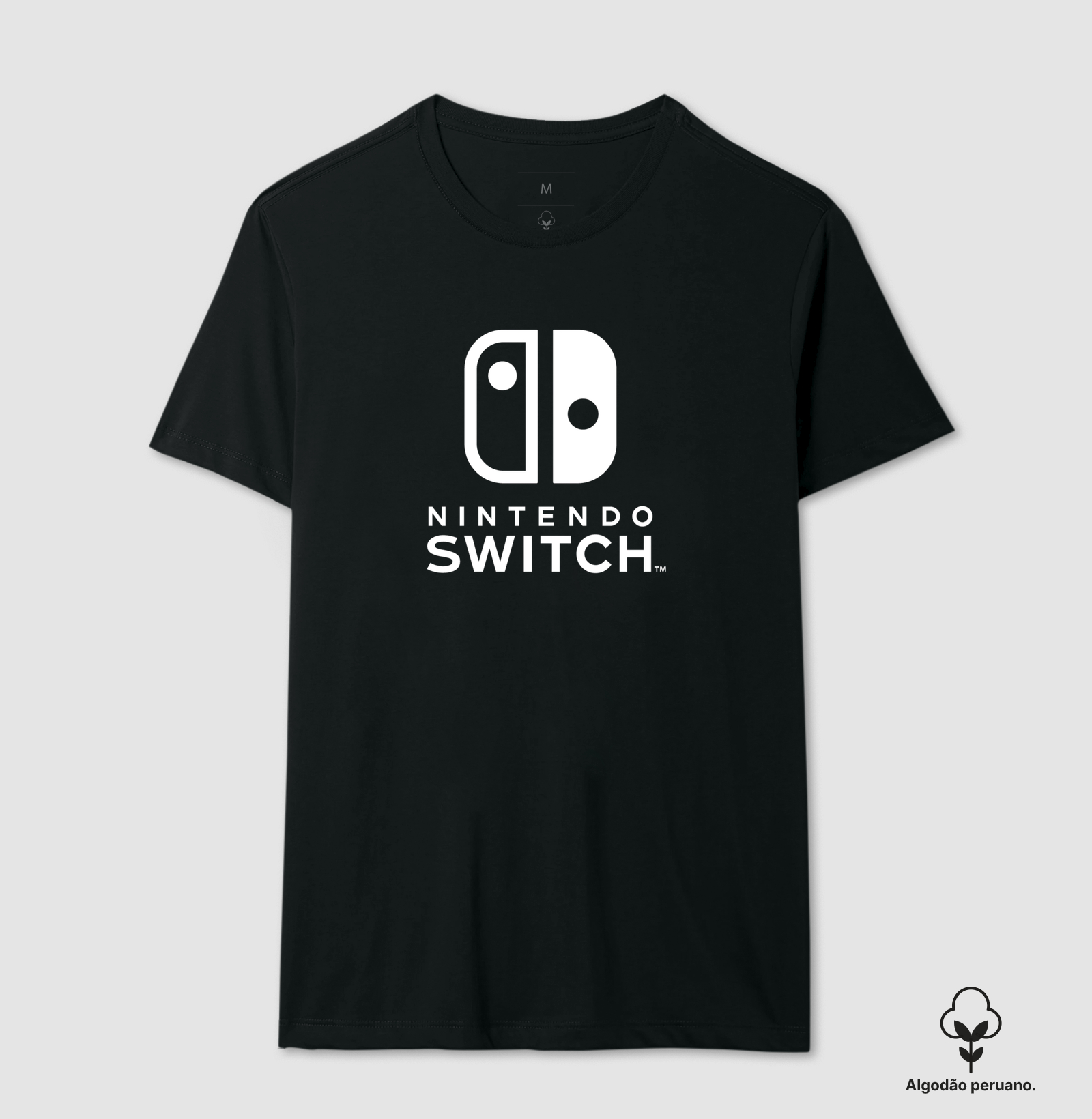 Nintendo Switch - Camiseta Algodão Peruano
