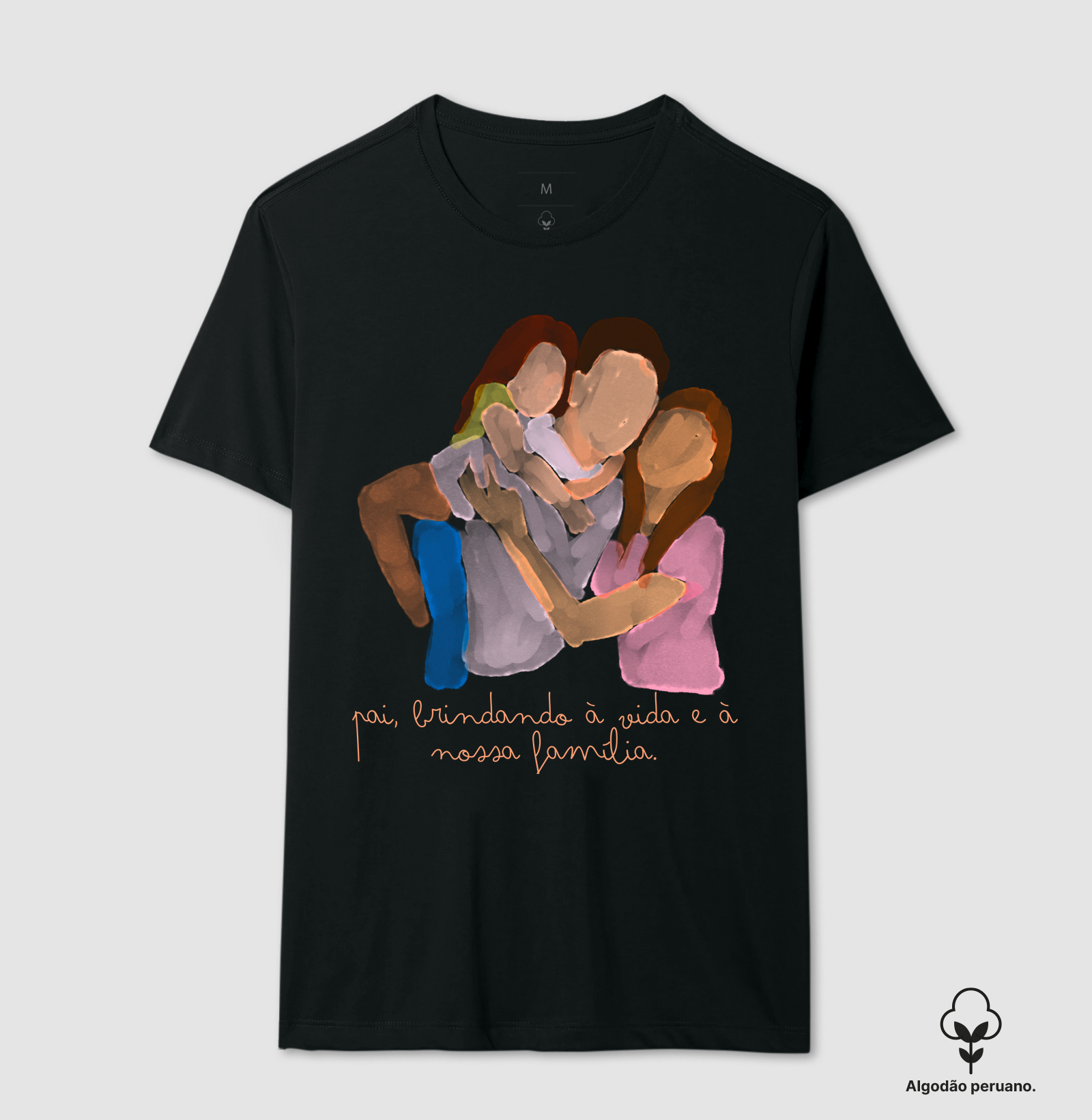 Camiseta Coleção Pai - Pai, brindando à vida...