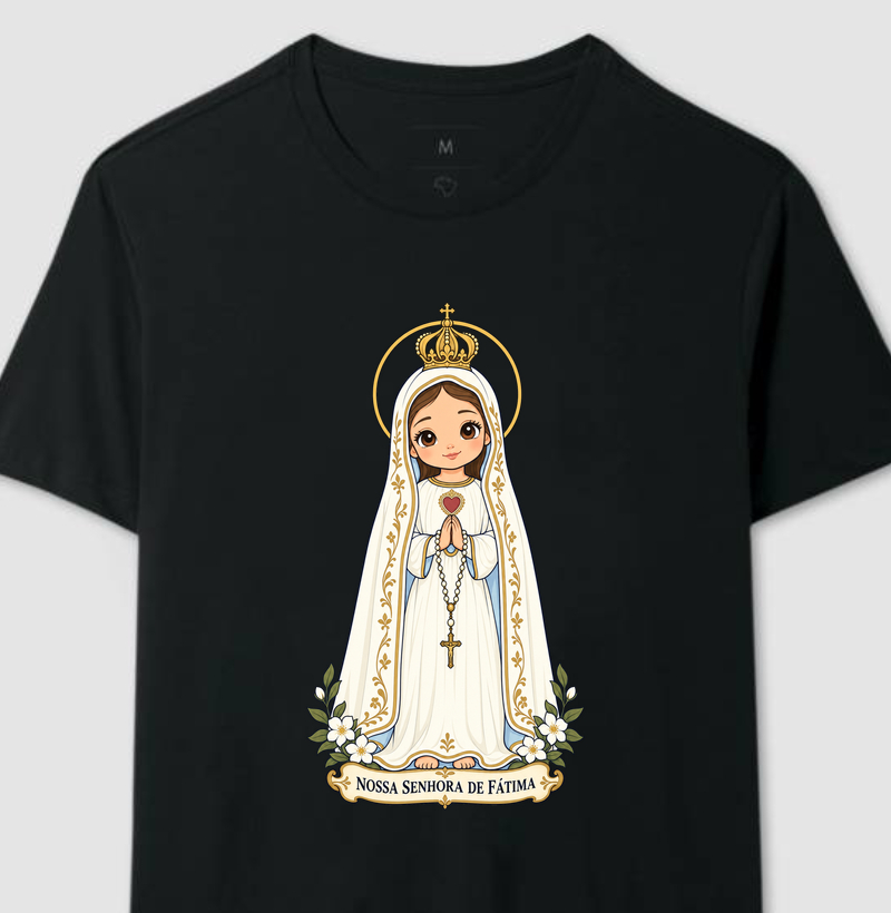 Nossa senhora e Fátima estilo chibi