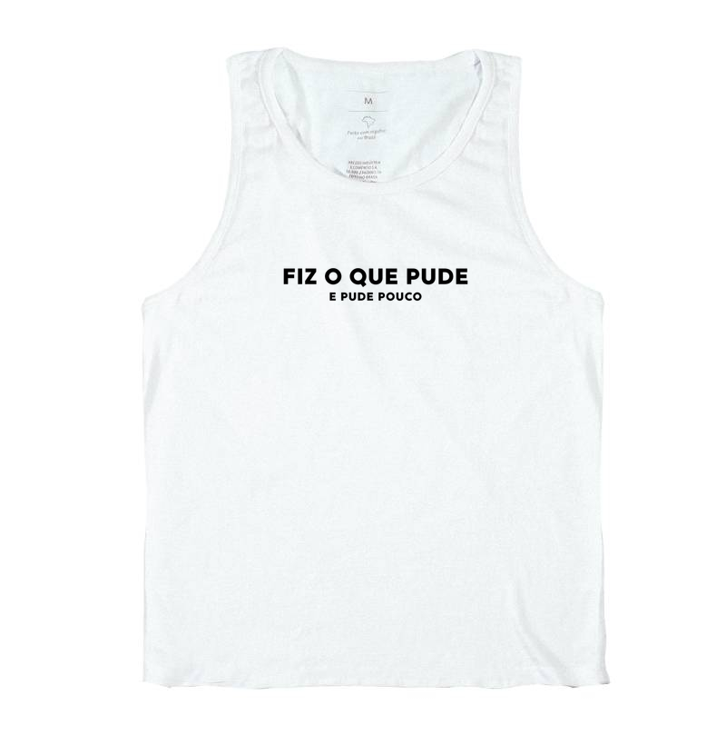 Fiz o que pude, e pude pouco