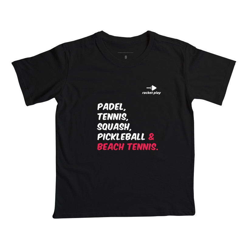 Camiseta Beach Tennis - Esportes de Raquetes
