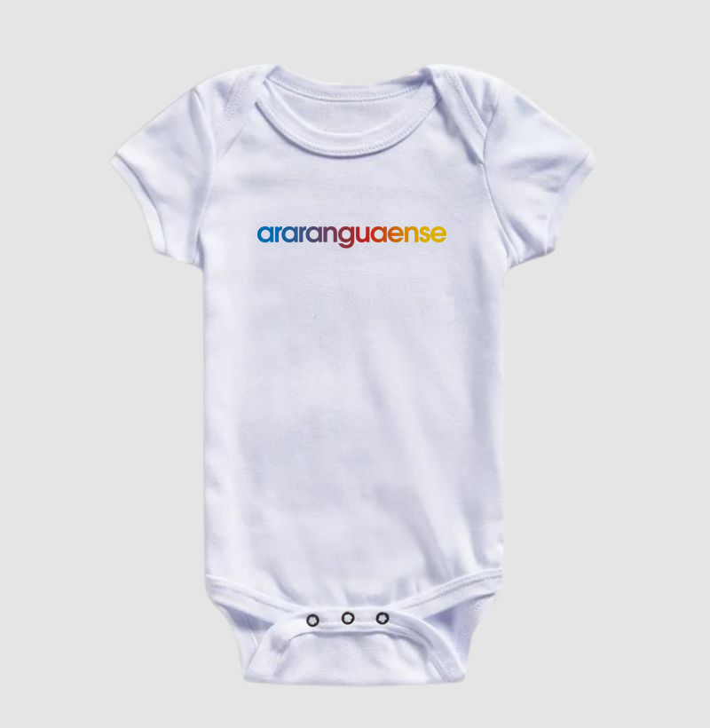 Body Infantil Araranguaense Cores da Bandeira