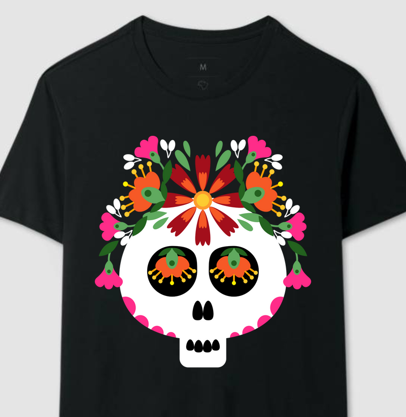 Coleção Caveiras Mexicanas - Caveira Enfeitada